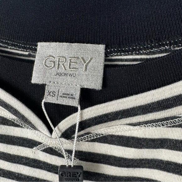 Grey by Jason Wu Striped Mini Shift Dress - Picture 3 of 7